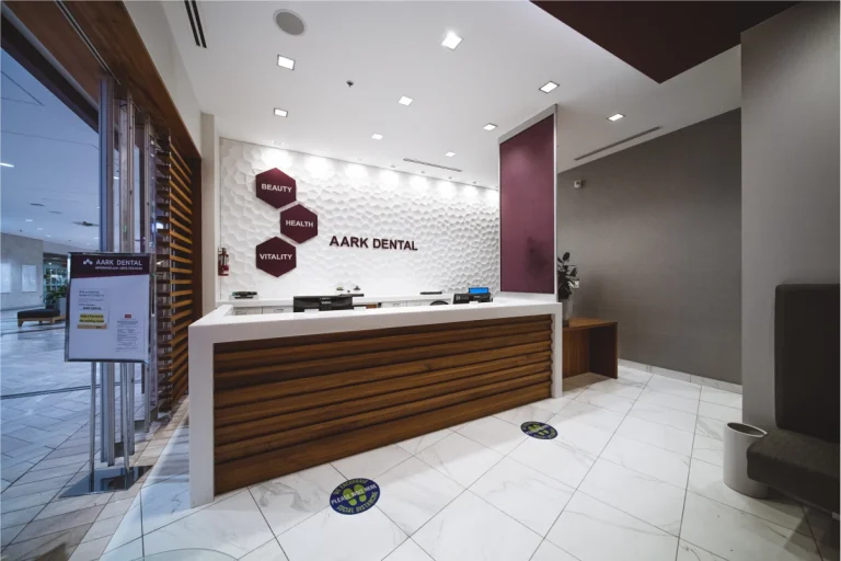 AARK dental's front office in coquitlam centre